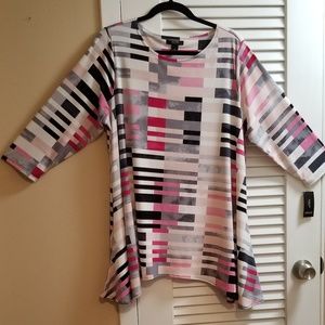 Alfani High - Low Printed Tunic